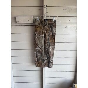 Realtree Kids Camouflage Hunting Pants Brown Tan Forest Print Size Small S